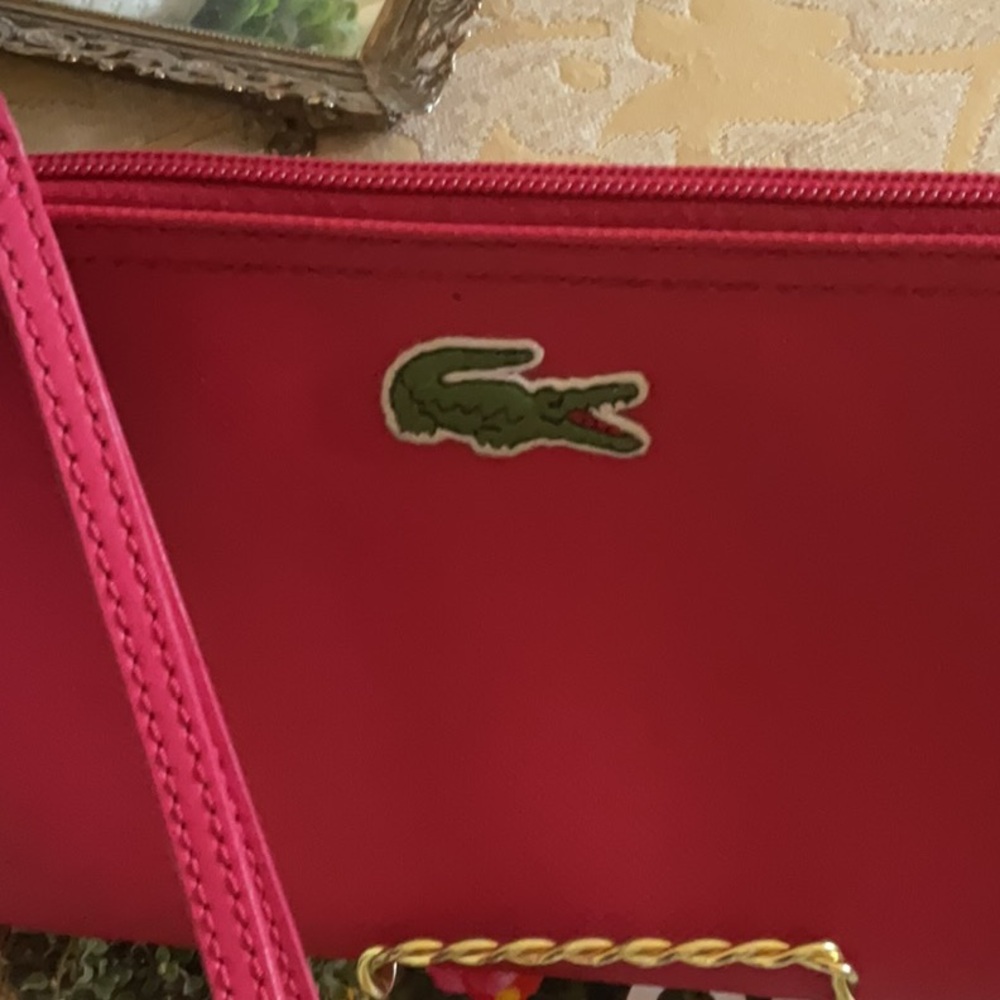 Lacoste Women's NF0390PO Wristlet Handbag EUC - Picture 6 of 12